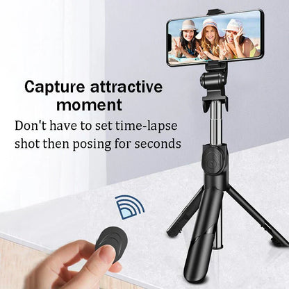 Compatible with Apple, Xt02 Bluetooth Selfie Stick Remote Control High-End Tripod Mobile Phone Universal Live Camera Multifunctional Support Frame