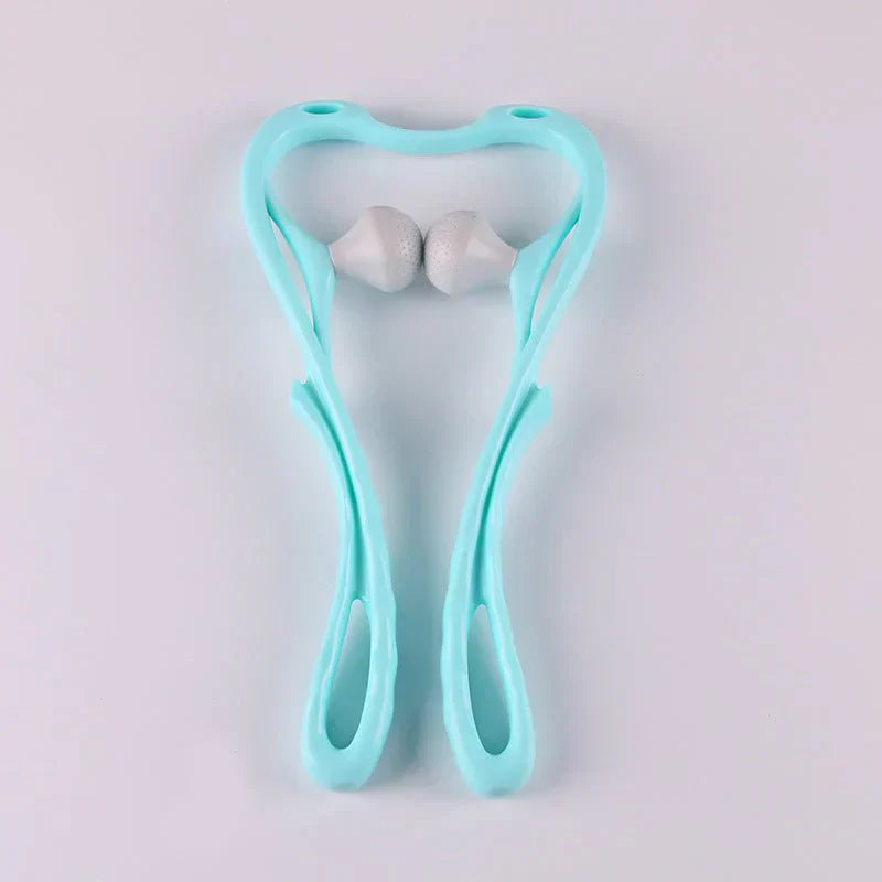 High Quality Multi-function Manual Relaxed Cervical Massager Pressure Relieve Double Ball Pressing Meridian Massager
